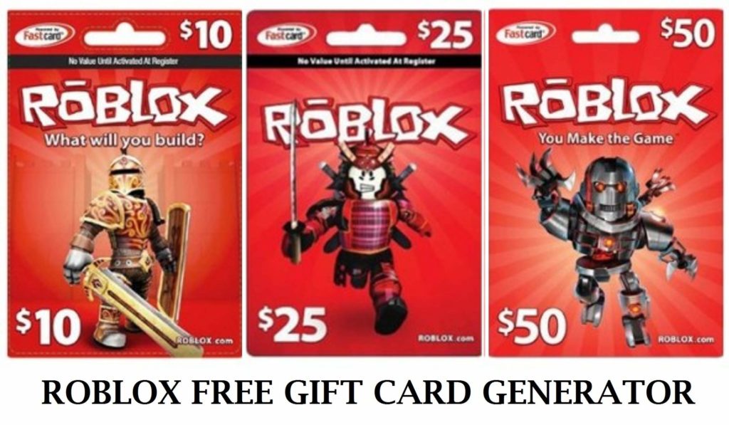 Roblox Gift Card Generator Redeem