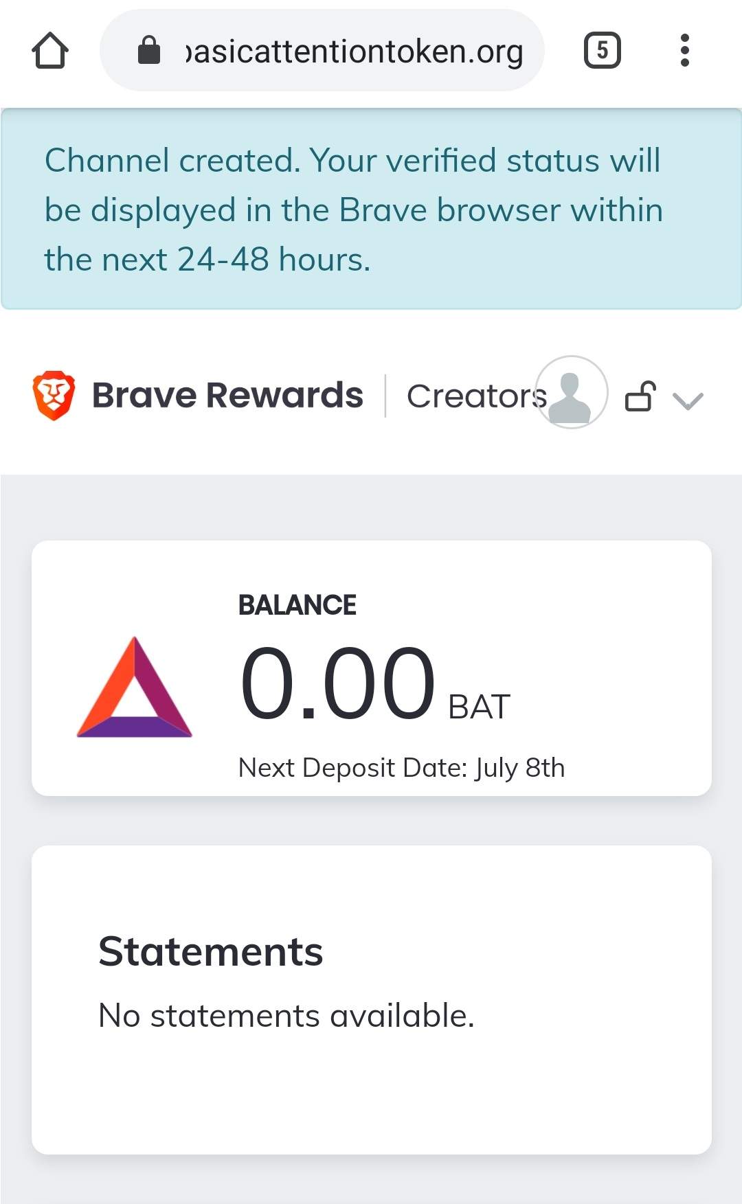 brave browser bat sign up bonus